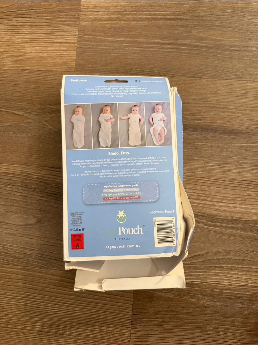 New ergopouch 2 in 1 cocoon transition swaddle sleep bag 3-12 months